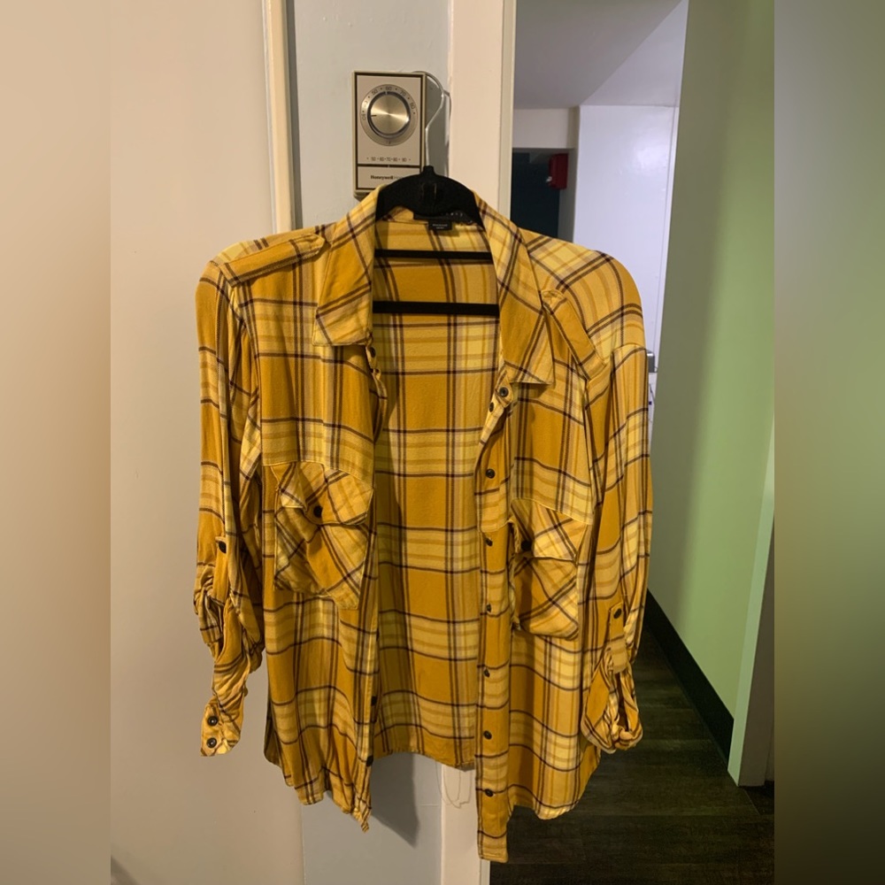 Flannel boyfriend shirt